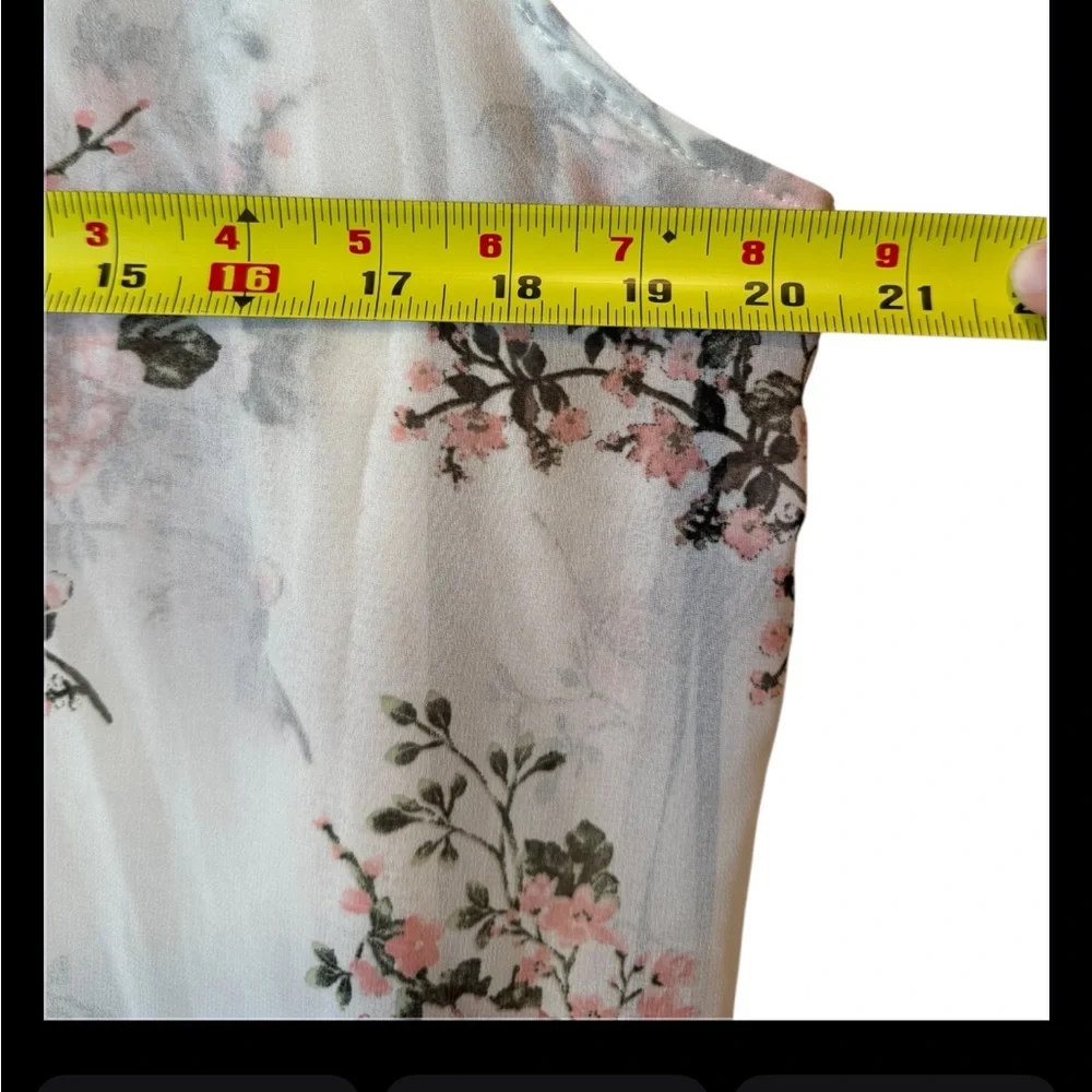 Forever 21 NWT Sheer Floral Halter Top Blouse Y2K Size Small